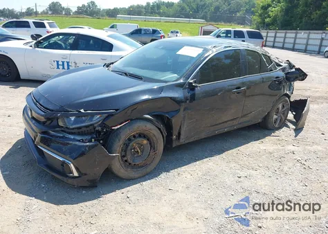 2021 Honda Civic Lx z USA, uszkodzony, nr VIN 2HGFC2F66MH504581